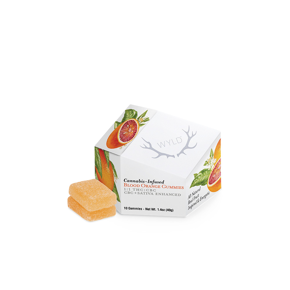 Blood Orange 1:1 CBC:THC Gummy product