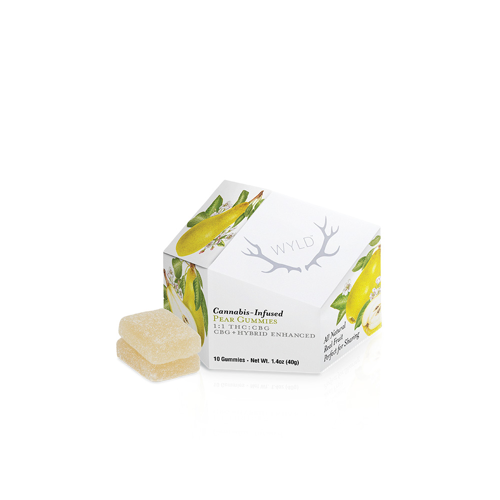 Pear 1:1 CBG:THC Gummy product