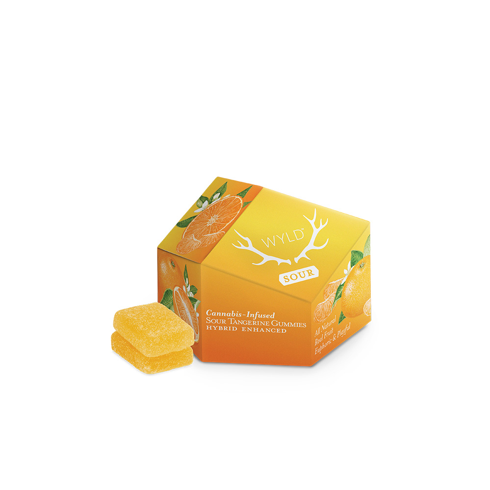Sour Tangerine 100mg, Gummy