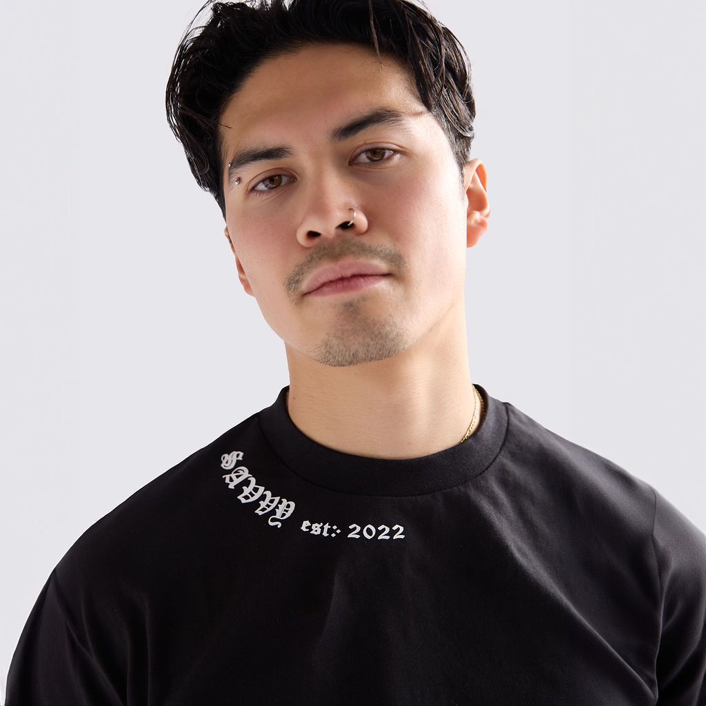 Savvy Black Short Sleeve T-Shirt Short Sleeve T-Shirt, Small - image 3
