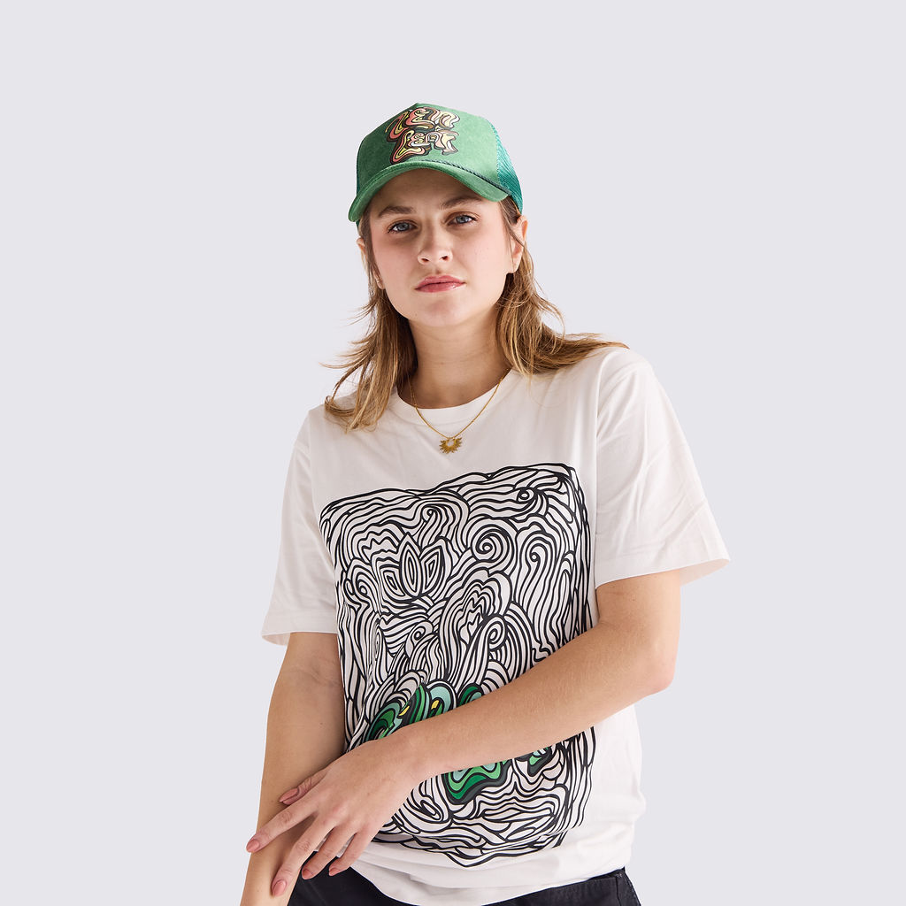 Zen Leaf Green Cap Hat, Each - image 3