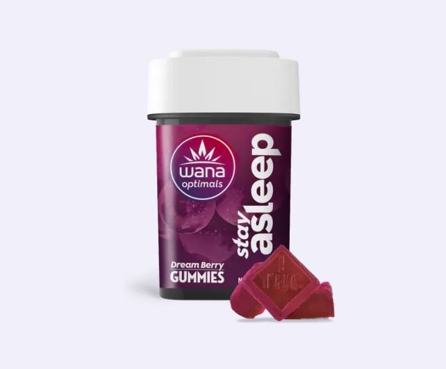 Stay Asleep Dream Berry (4:2:1:1) CBD:THC:CBN:CBG 100 mg, Gummies
