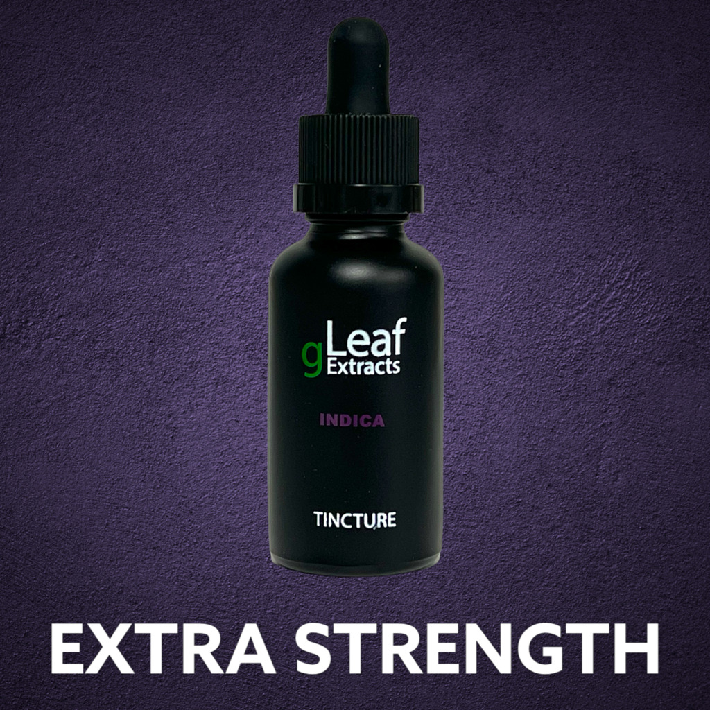 gLeaf Peppermint Extra Strength Indica THC Sublingual Tincture, 30ml