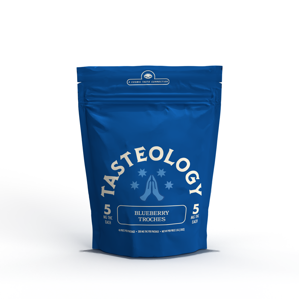 Tasteology Blueberry Troches, 500mg, 10pk