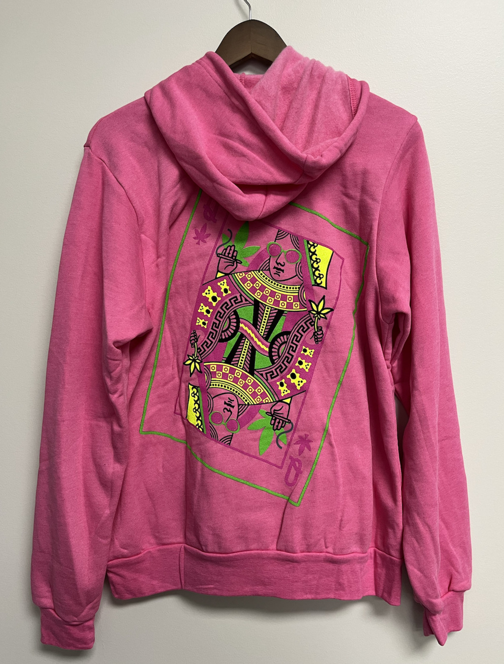 Buy Royal Highness Queen of Weed Hoodie Pink 2XL online - for