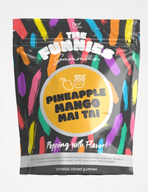 The Funnies Pineapple Mango Mai Tai Gummies 50mg 1pk