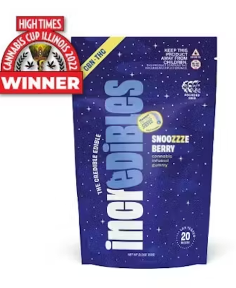 Incredibles Snoozzzeberry 5:1 CBN Gummies 100mg 10pk